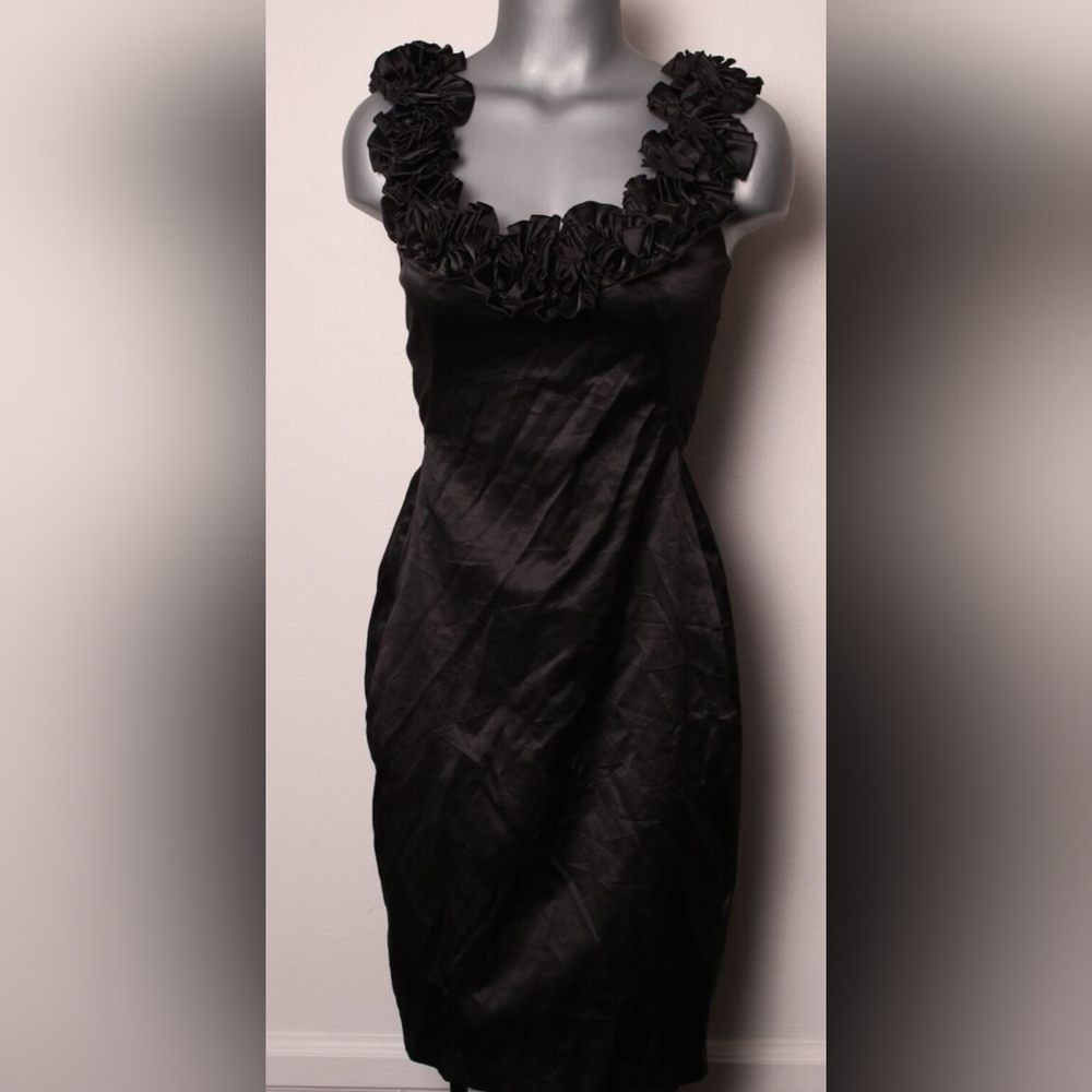 Maggie London dress, ruffled
